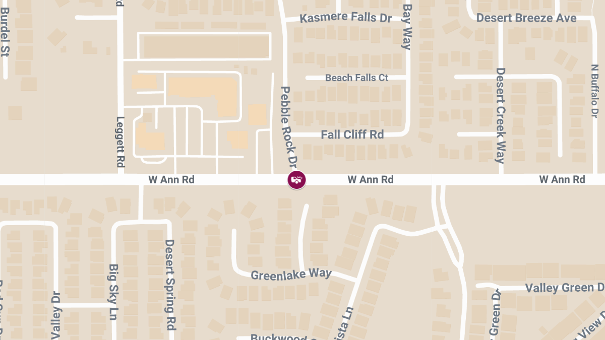 Accident at W Ann Rd & Pebble Rock Dr Causes Injuries