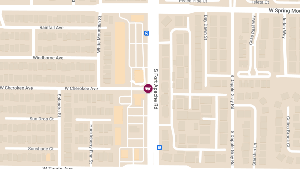 Accident at W Cherokee Ave & S Fort Apache Rd Causes Injuries