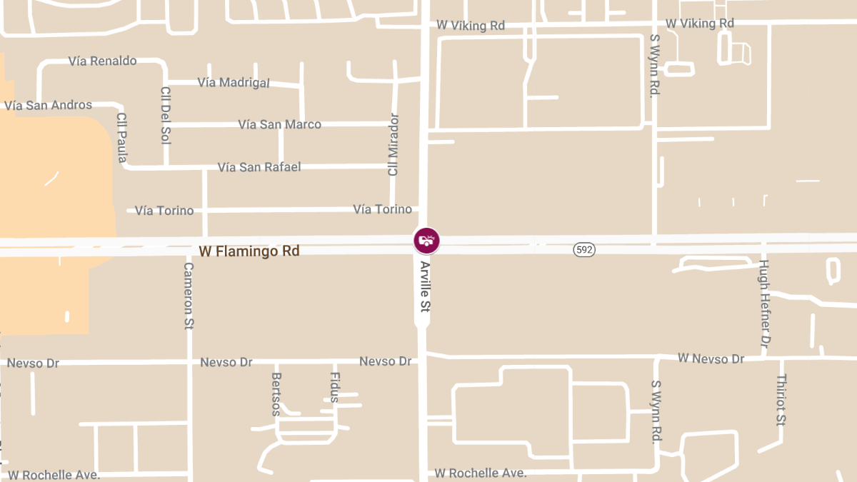 Accident at W Flamingo Rd & Arville St Causes Injuries
