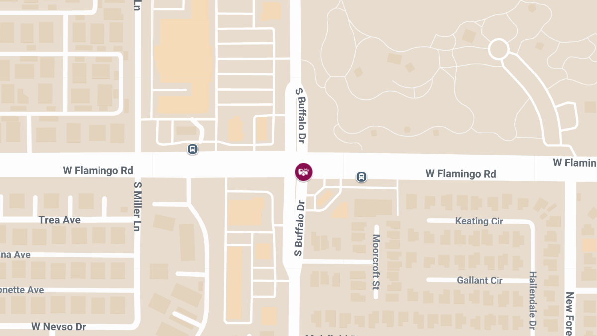 Accident at W Flamingo Rd & S Buffalo Dr Causes Injuries