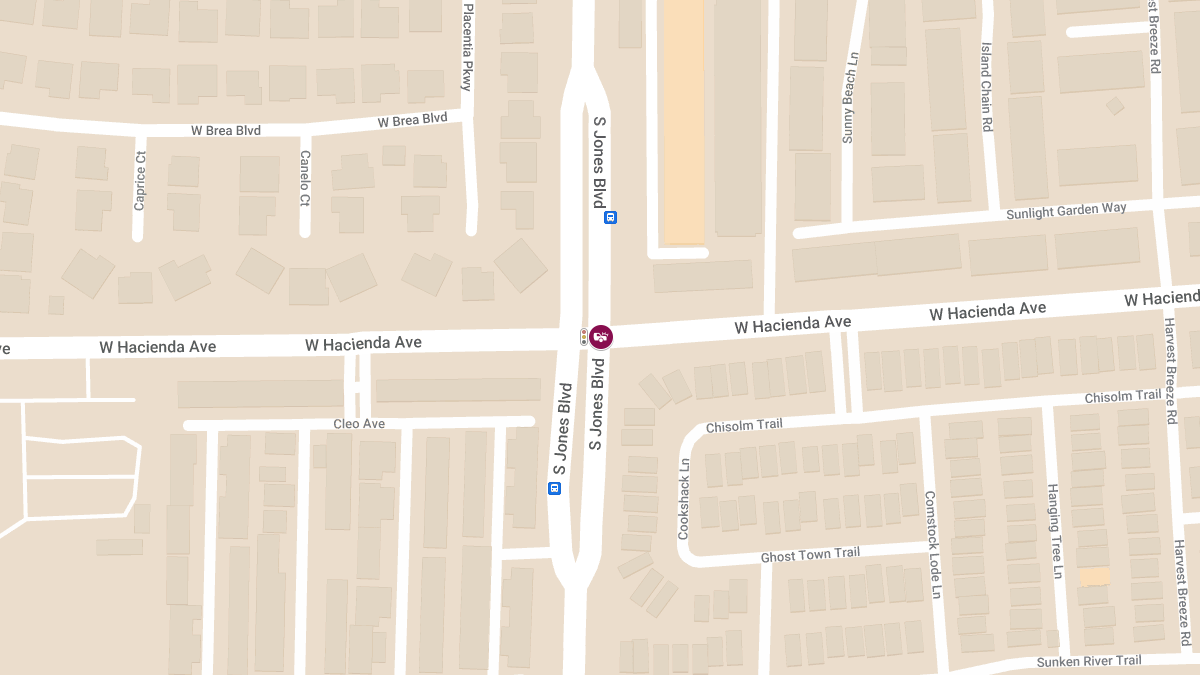 Accident at W Hacienda Ave & S Jones Blvd Leads to Injuries