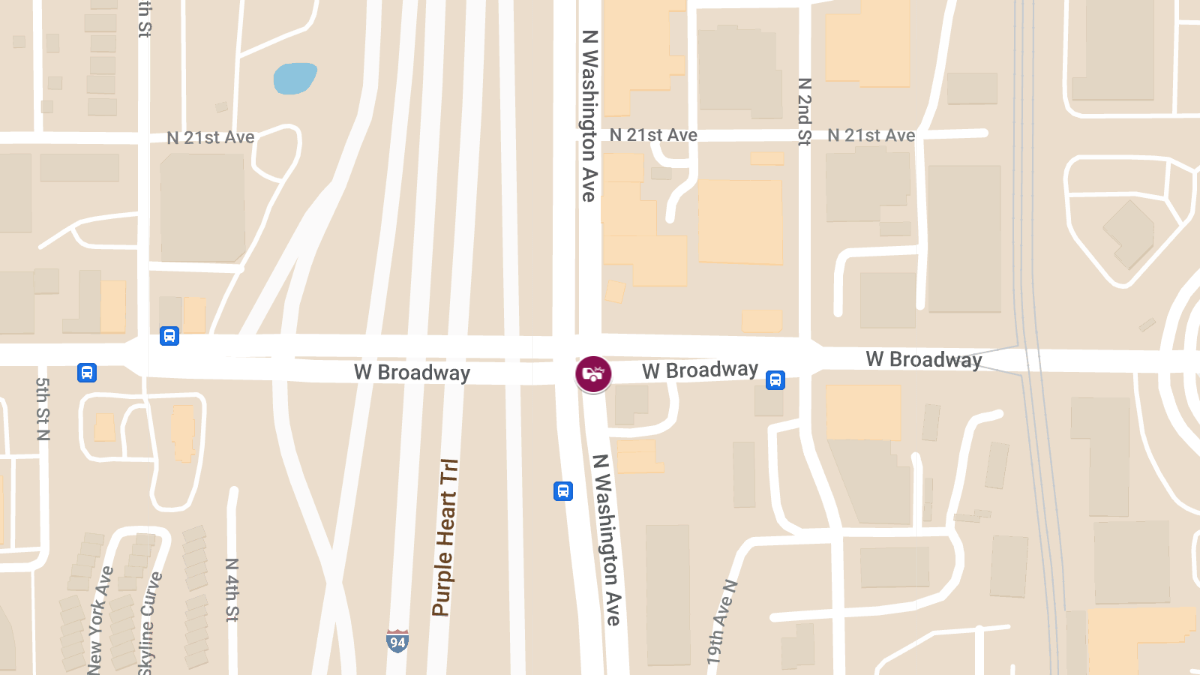 Accident at Washington Ave N & W Broadway Ave Leads to Injuries