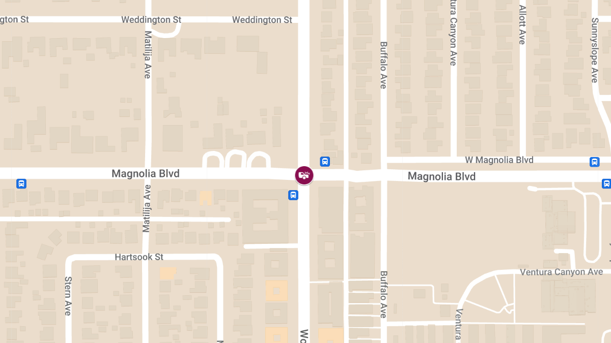 Accident at Woodman Ave & Magnolia Blvd Leads to Injuries