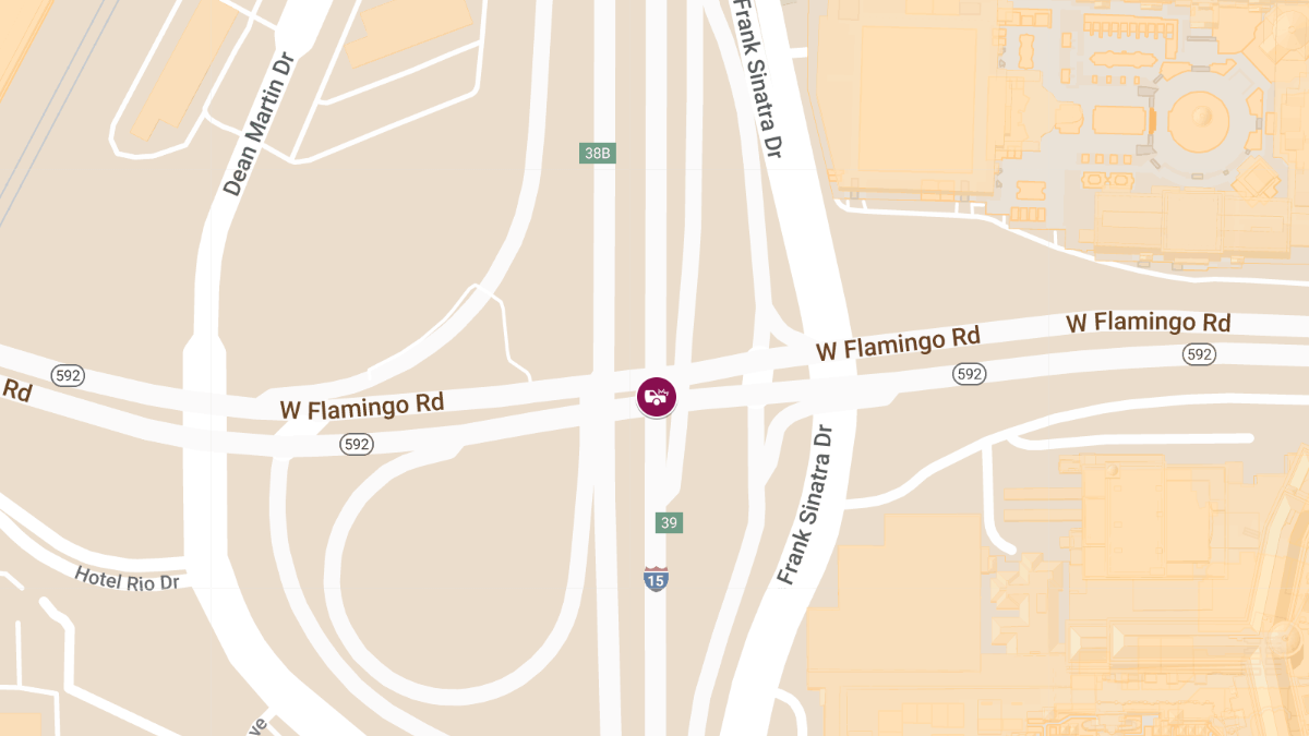 Accident on I-15 South Near W Flamingo Rd Causes Injuries
