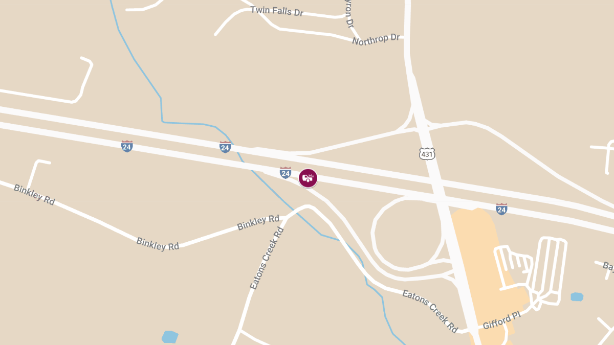 Accident on I-24 W at MM 34.6 Between Whites Creek Pike & Cheatham County Line Causes Injuries