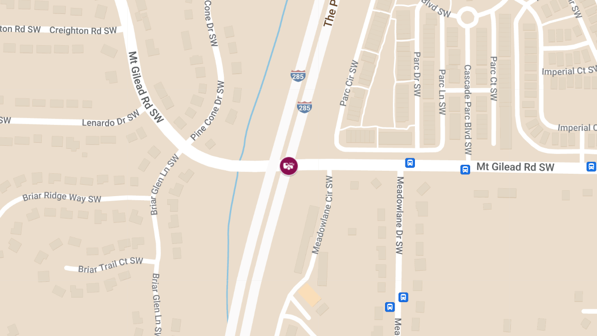 Accident on I-285 N at Mount Gilead Rd SW Results in Injuries