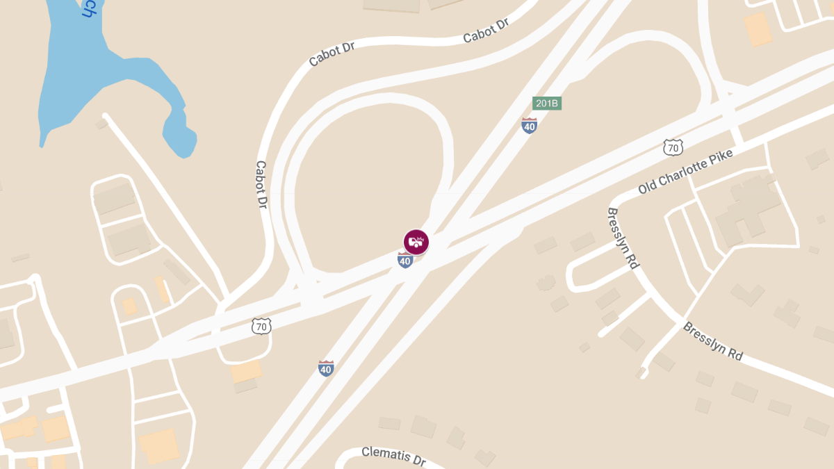 Accident on I-40 W Between Charlotte Pike and OHB Results in Injuries