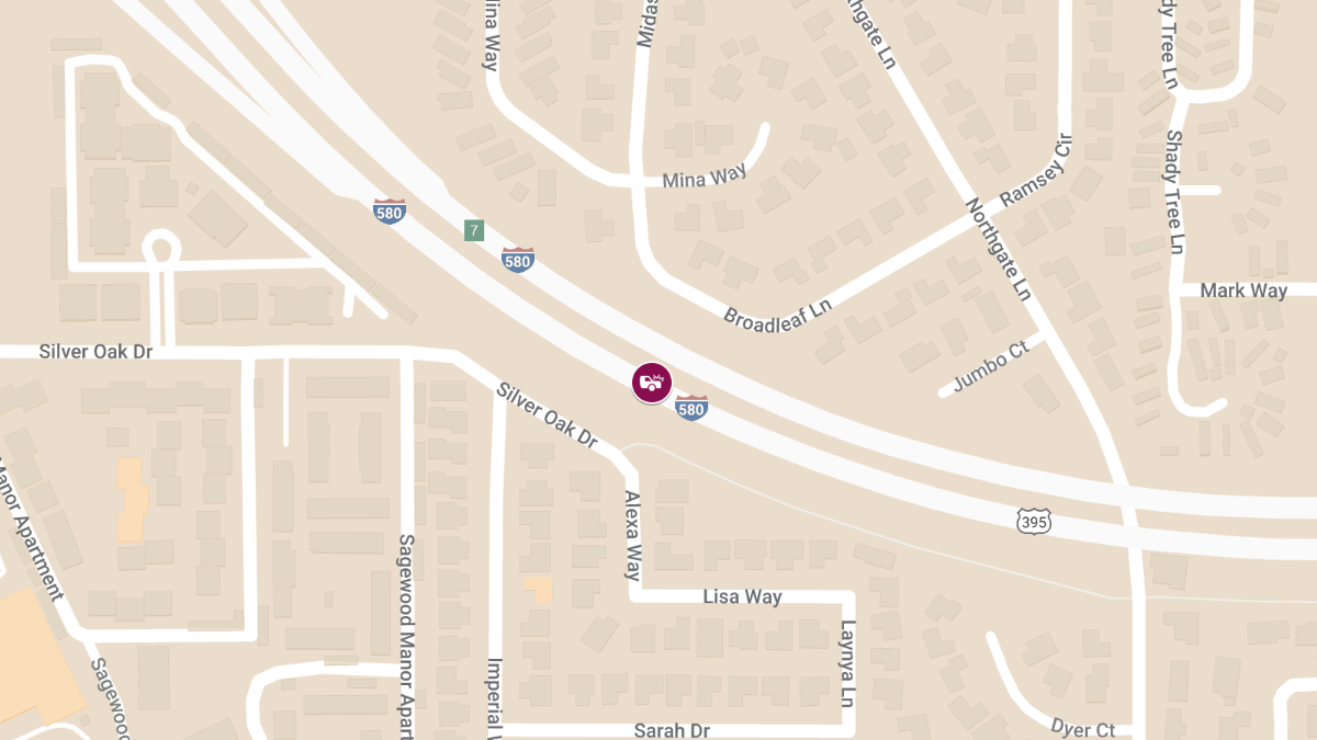 Accident on IR580 N at Bellevue Results in Injuries