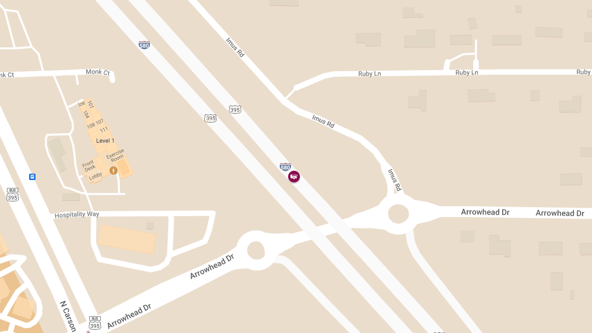 Accident on IR580 SB Near 3WA Leads to Injuries