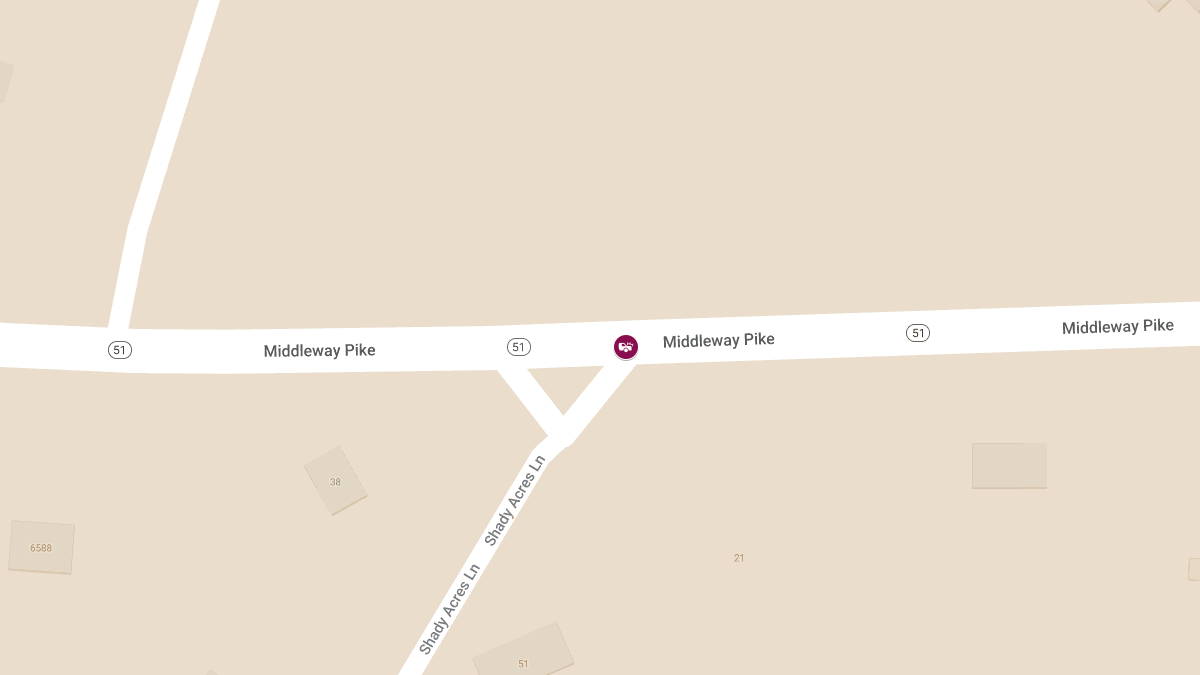 Accident with Entrapment on Middleway Pike at Shady Acres