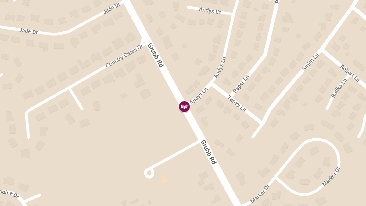 Accident with Injuries Reported at Grubb Rd & Andy's Ln