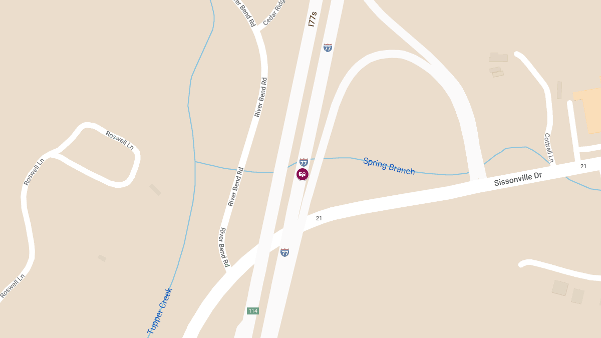 Accident with Injuries Reported on I-77S Near Mile Marker 106