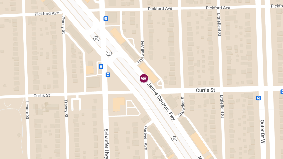 Accident with Injuries Reported on James Couzens Fwy