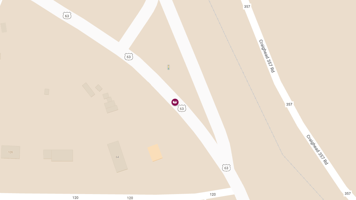 Accident with Injuries Reported on NB U.S. Hwy 63 Near Exit 49