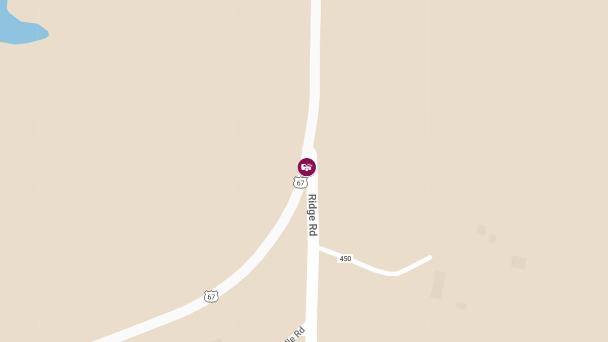 Accident with Injuries Reported on SB U.S. Highway 67 Near Exit 31