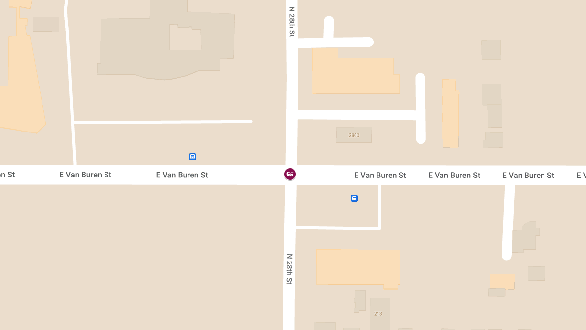 Accident with Injuries and Extrication at Van Buren St & 28th St