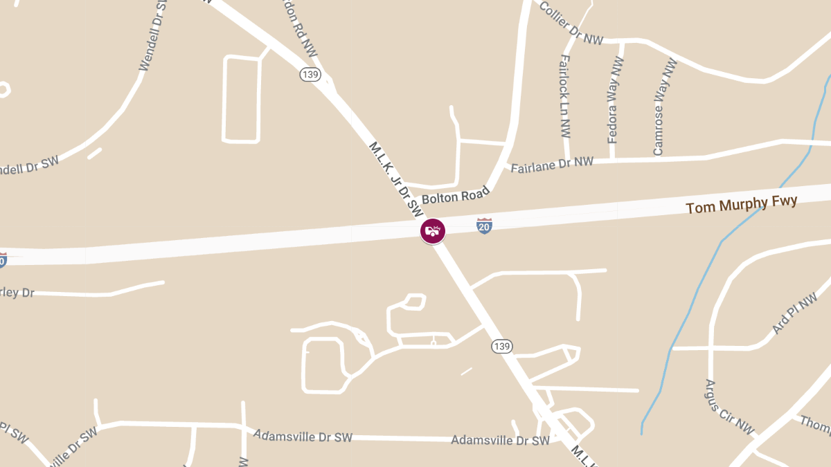 Accident with Injuries at 3724 Martin Luther King Jr Dr SW