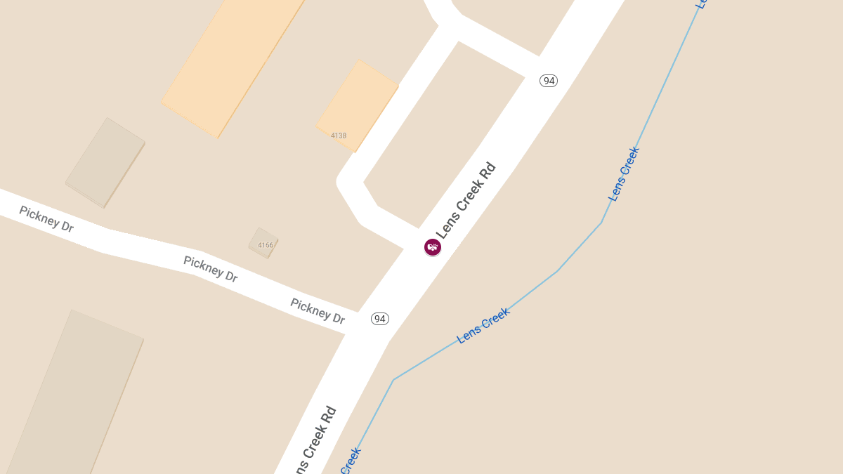 Accident with Injuries at 4138 Lens Creek Rd