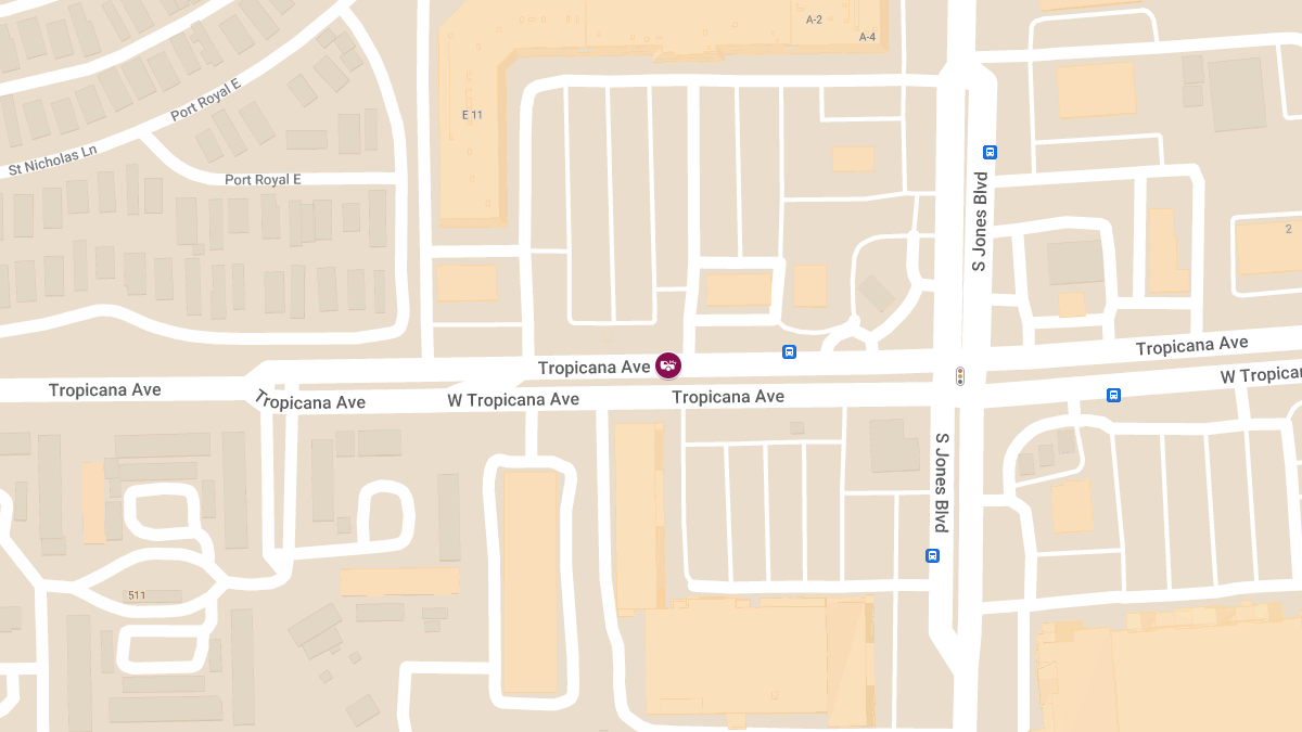 Accident with Injuries at 6130 W Tropicana Ave