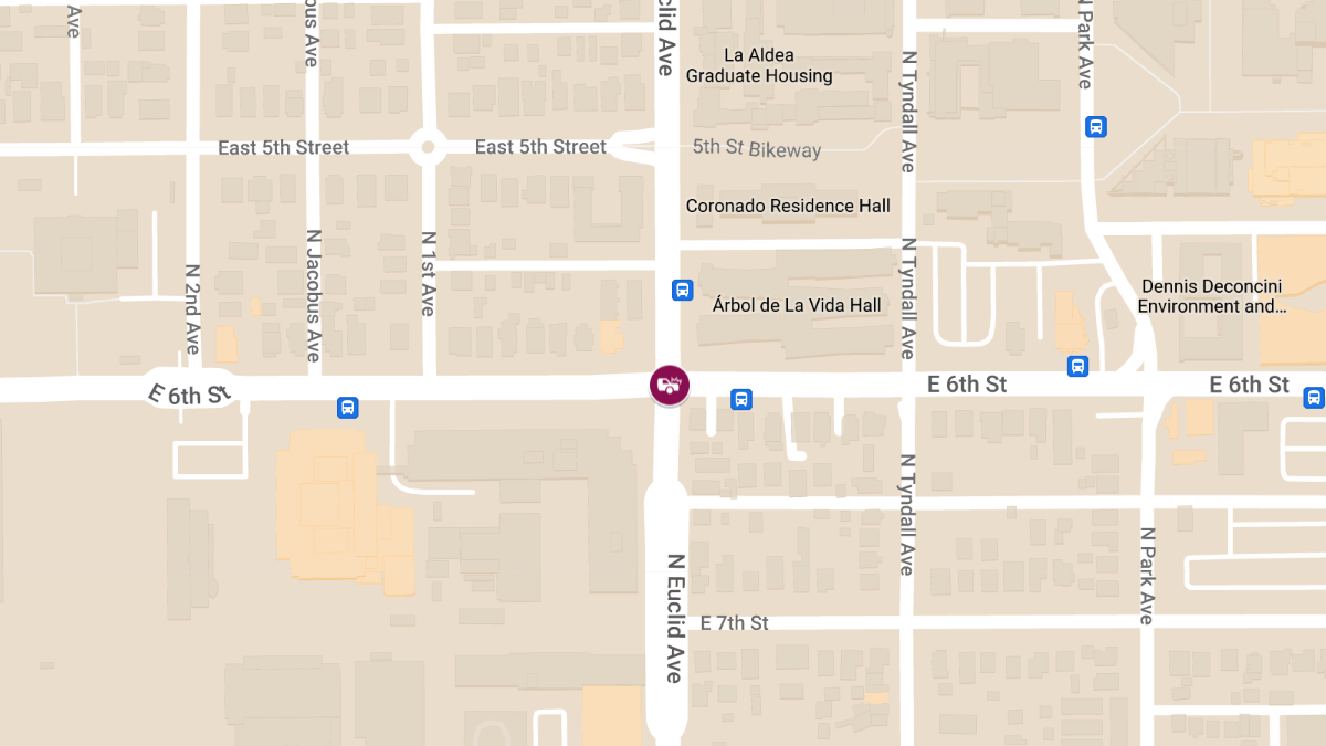 Accident with Injuries at E 6th St & N Euclid Ave