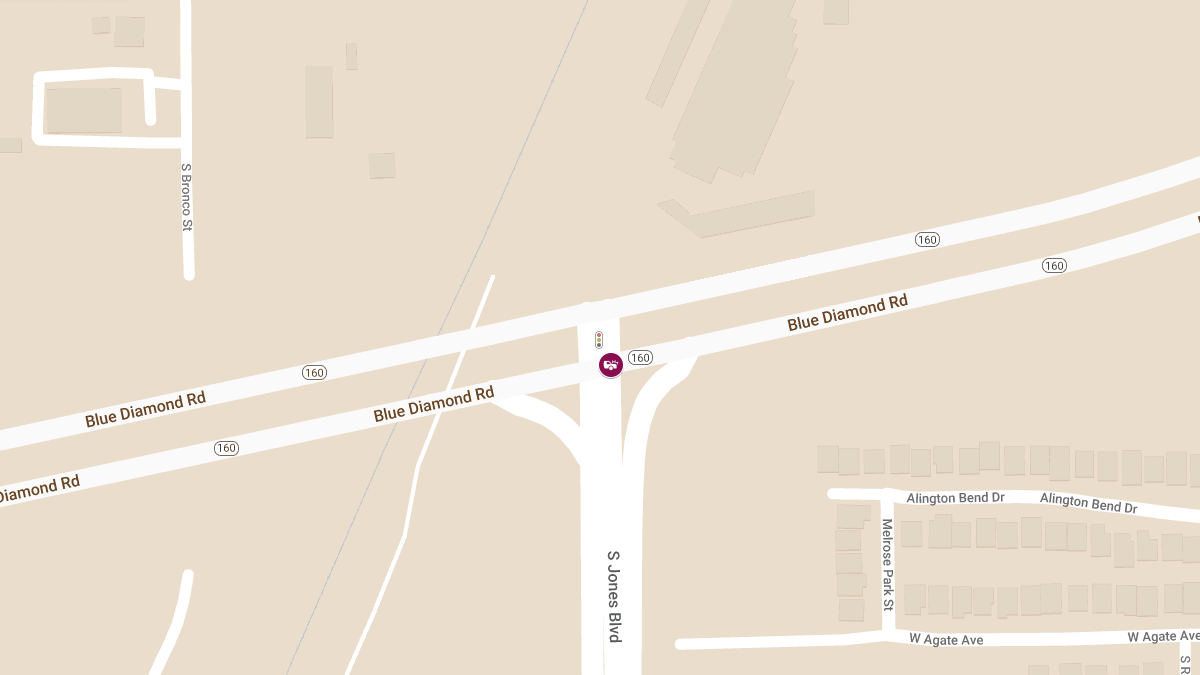 Accident with Injuries at Blue Diamond Rd & S Jones Blvd