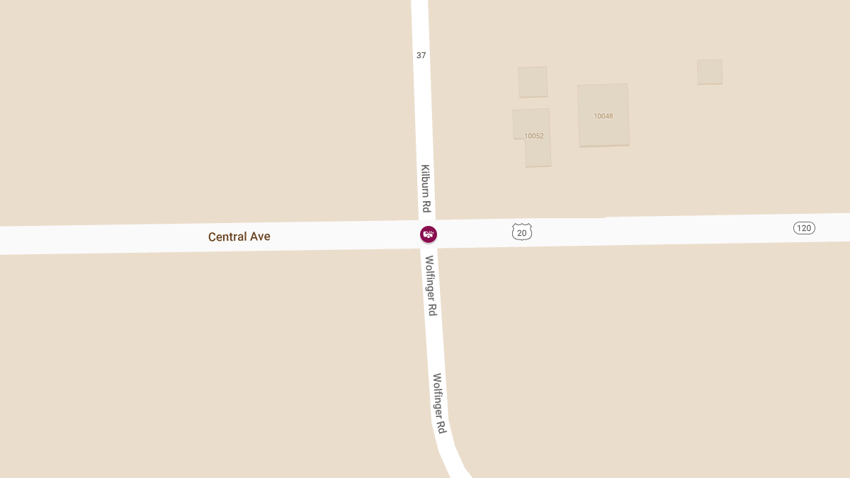 Accident with Injuries at Central Ave & Kilburn Rd