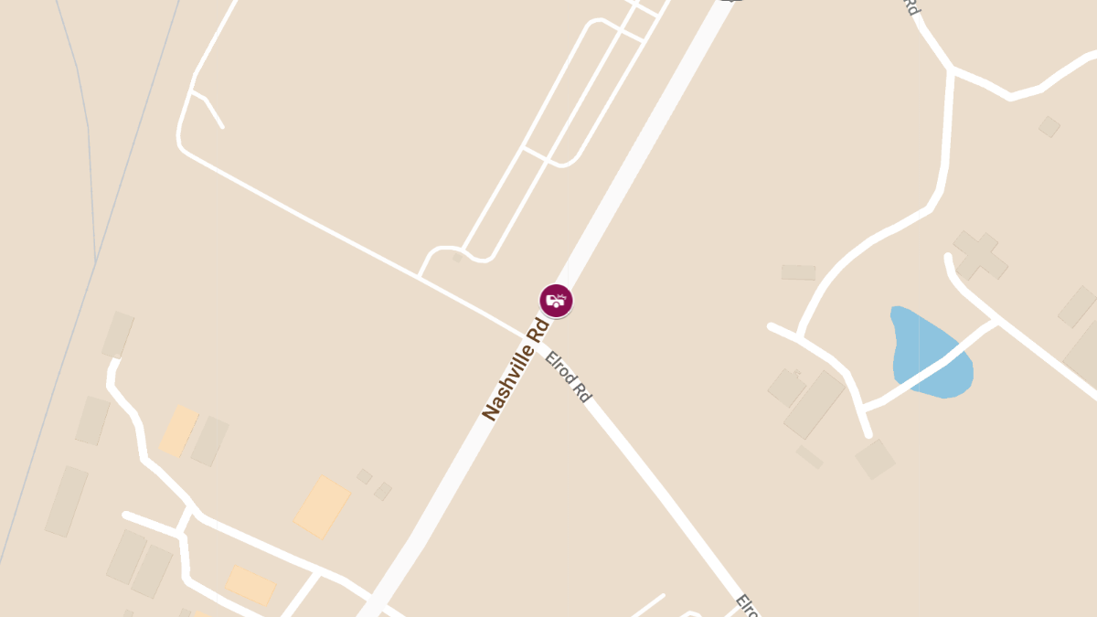 Accident with Injuries at Elrod Rd & Nashville Rd
