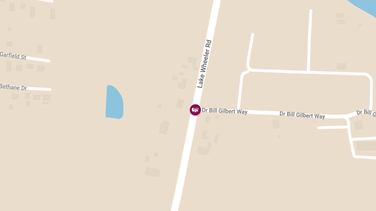 Accident with Injuries at Lake Wheeler Rd & Dr Bill Gilbert Way