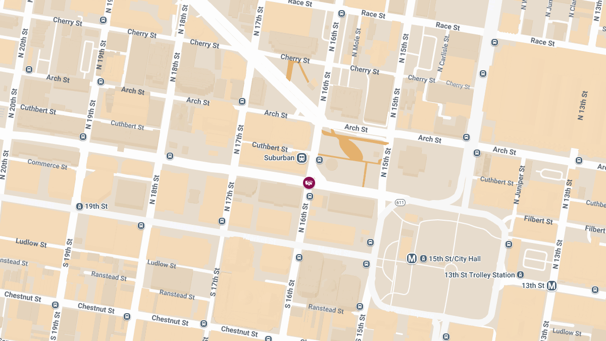 Accident with Injuries at N 16th St & John F Kennedy Blvd