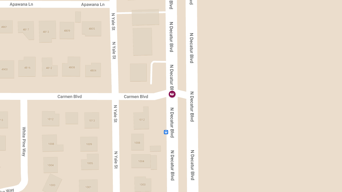 Accident with Injuries at N Decatur Blvd & Carmen Blvd
