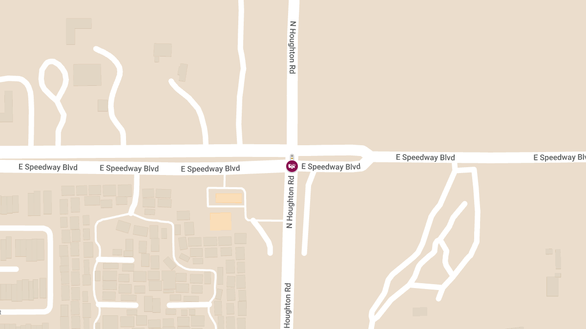 Accident with Injuries at N Houghton Rd & E Speedway Blvd