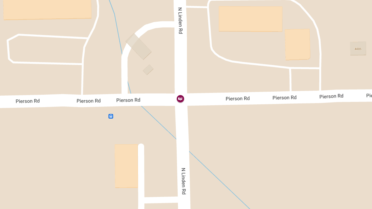 Accident with Injuries at N Linden Rd & W Pierson Rd (1)