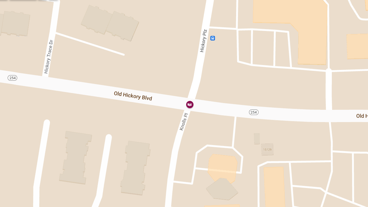 Accident with Injuries at Old Hickory Blvd & Hickory Plz