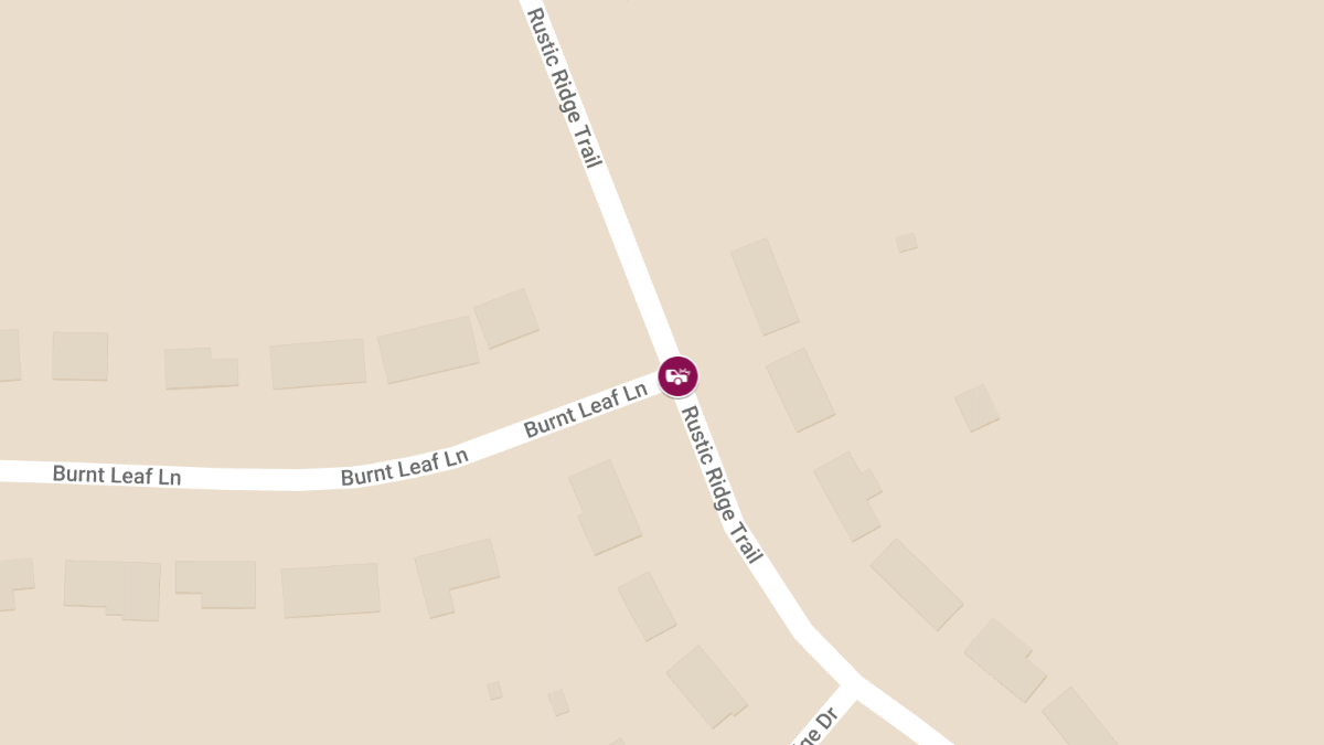 Accident with Injuries at Rustic Ridge Trl & Burnt Leaf Ln