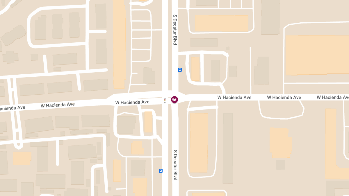 Accident with Injuries at S Decatur Blvd & W Hacienda Ave