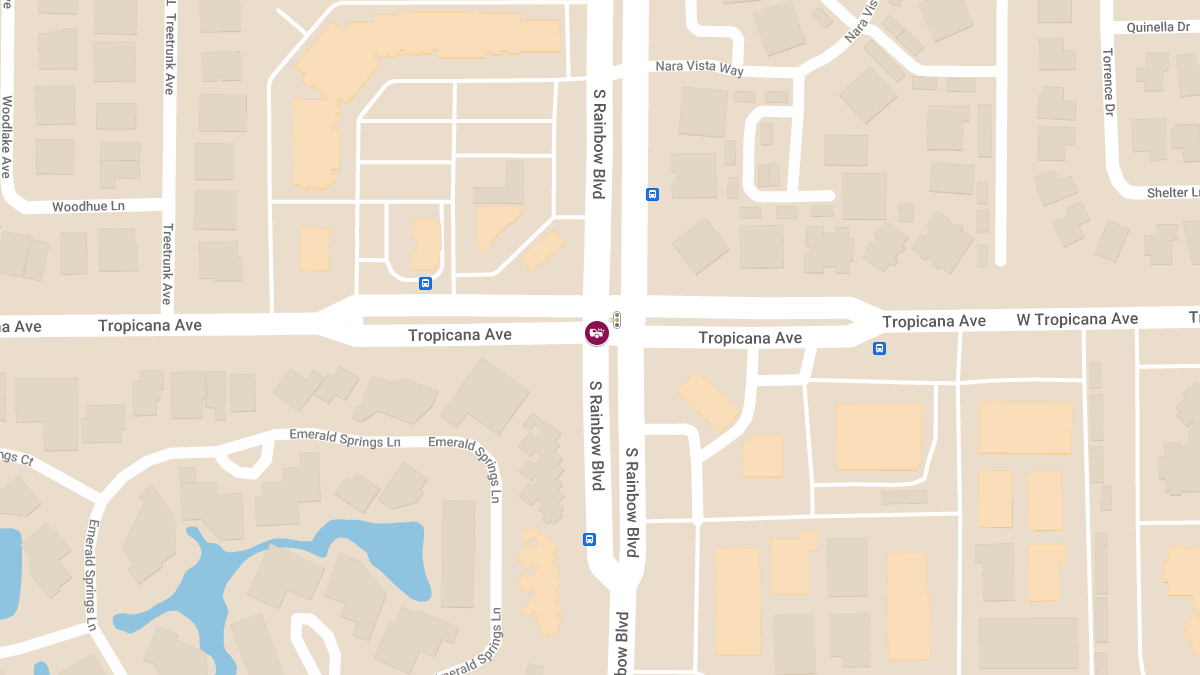 Accident with Injuries at S Rainbow Blvd & W Tropicana Ave