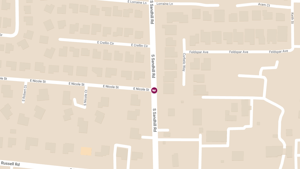 Accident with Injuries at S Sandhill Rd & Nicole St