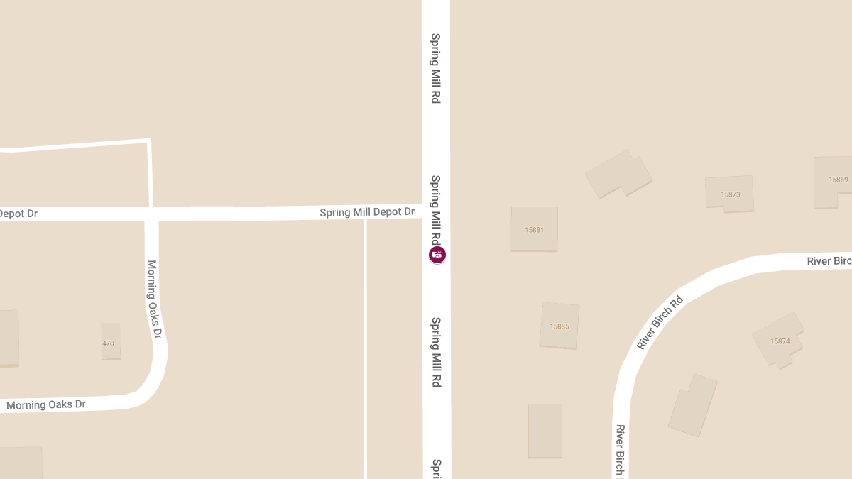 Accident with Injuries at Spring Mill Rd & Spring Mill Depot Dr