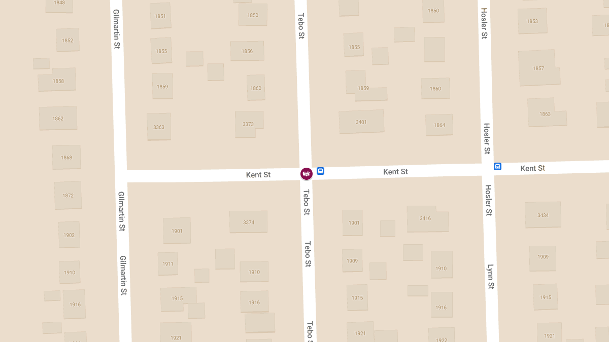 Accident with Injuries at Tebo St & Kent St