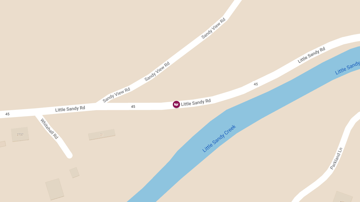 Accident with Injuries on 2045 Little Sandy Rd