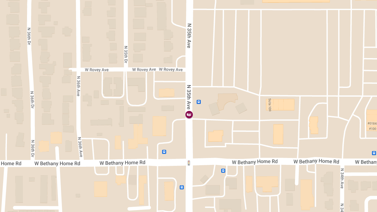 Accident with Injuries on 35th Ave Near Bethany Home Rd