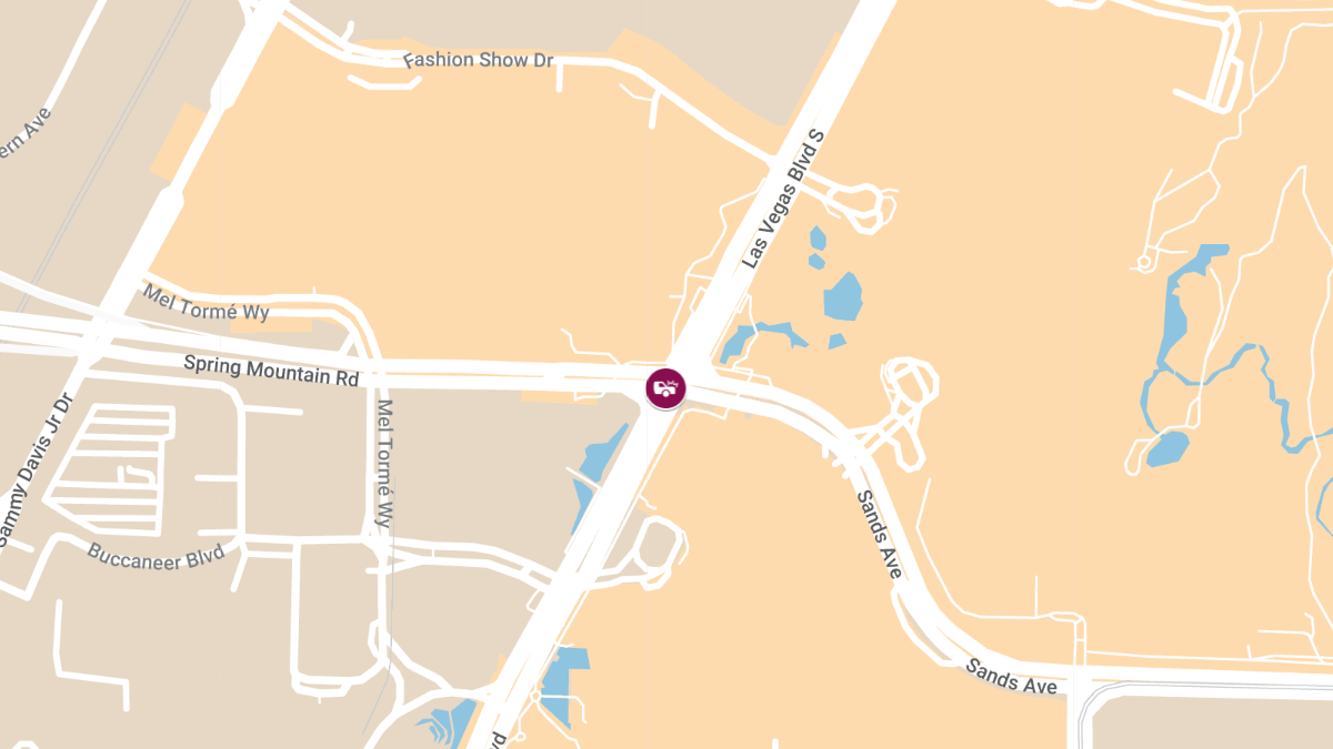 Accident with Injuries on Spring Mtn Rd Near Las Vegas Blvd
