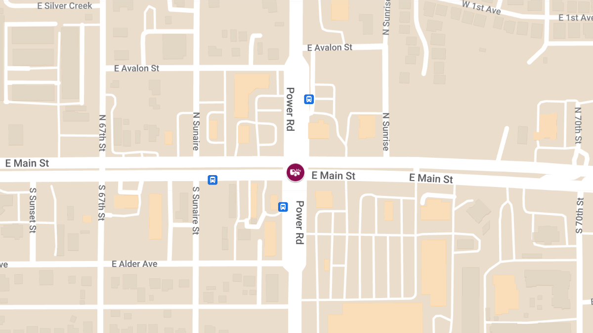 Accident with Injury Reported at E Main St & N Power Rd