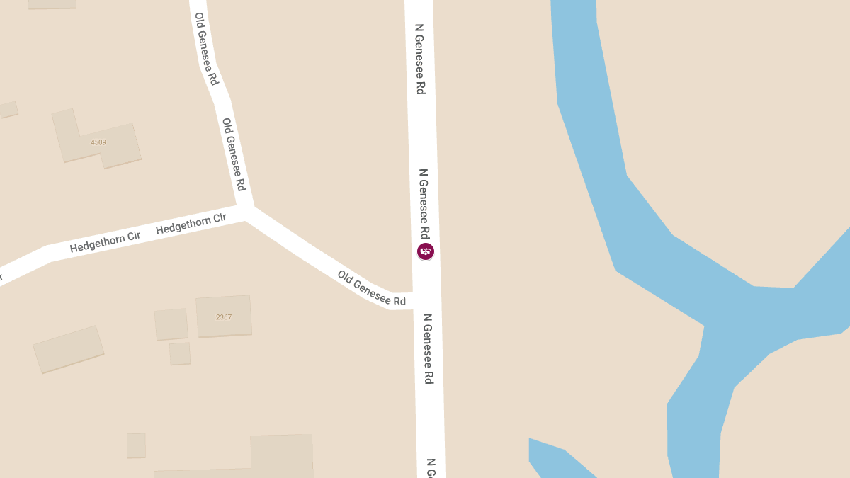 Accident with Injury at 2468 N Genesee Rd