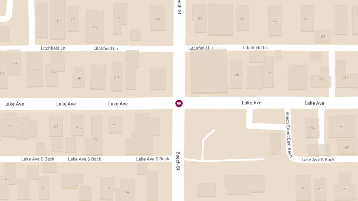 Accident with Injury at Beech St & Lake Ave
