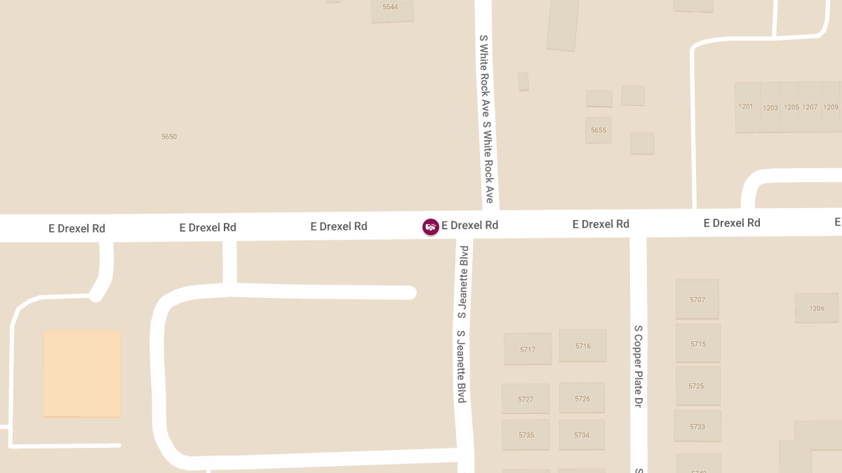 Accident with Injury at E Drexel Rd & S Jeanette Blvd