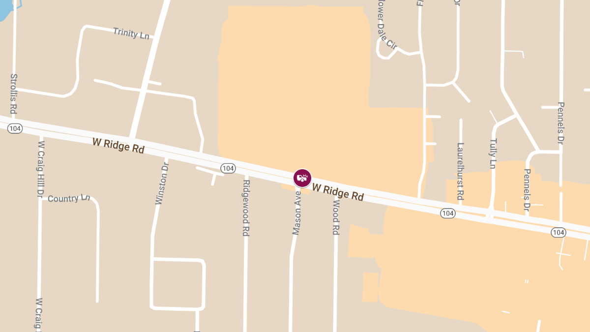Accident with Possible Injuries at W Ridge Rd & Mason Ave