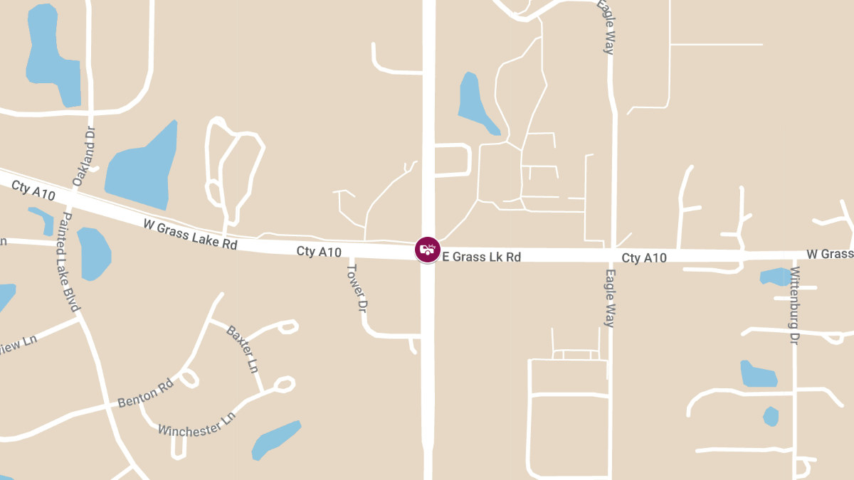 Auto Accident With Injuries at Grass Lake Rd & Deep Lake Rd