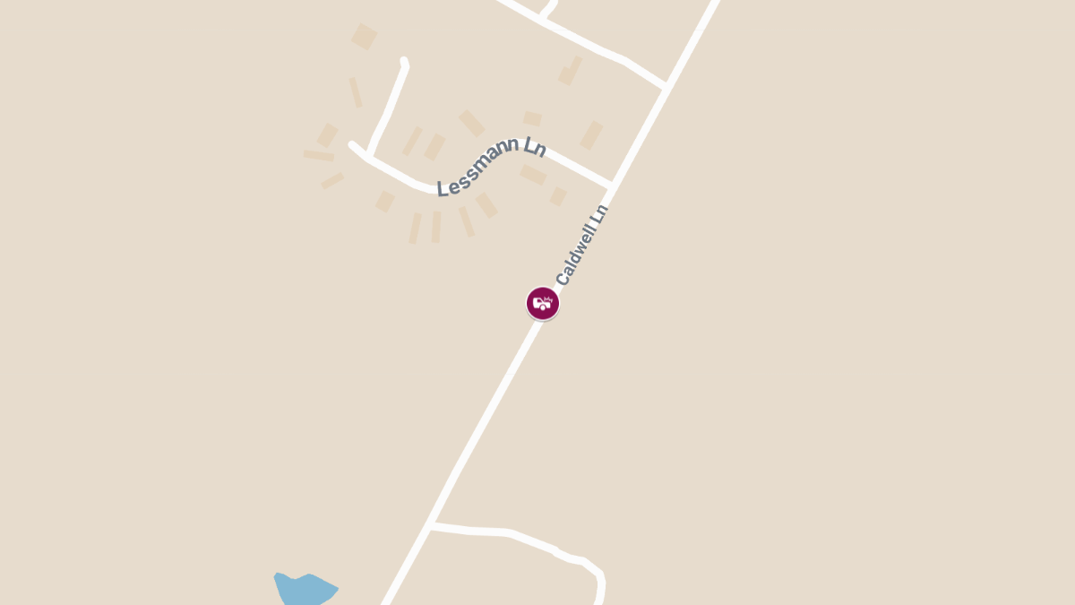 Auto Accident With Injuries on Caldwell Ln