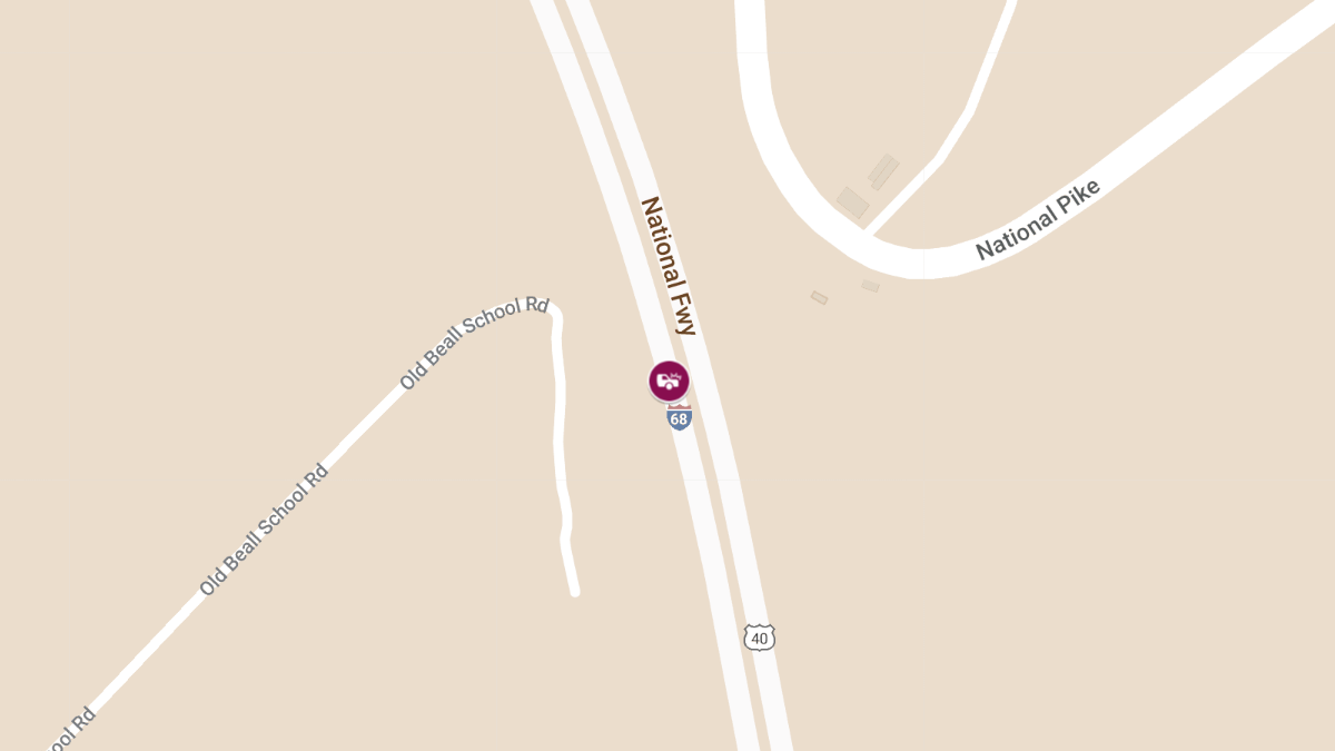Auto Accident with Entrapment on I-68 EB Near Mile Marker 28